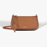 BOLSA TIRACOLO PEQUENA TINA MARROM S 50015 0712 0062 SCHUTZ
